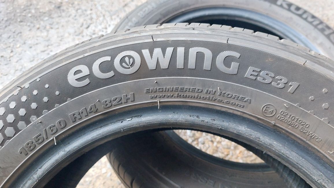 Летни гуми 185/60/14 Kumho Ecowing 2 броя