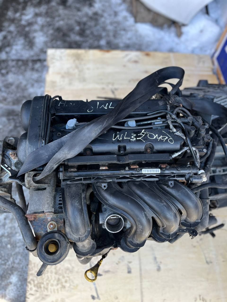 Контрактный двигатель SHDA 1.6 Duratec Ford Focus 2, C-MAX!