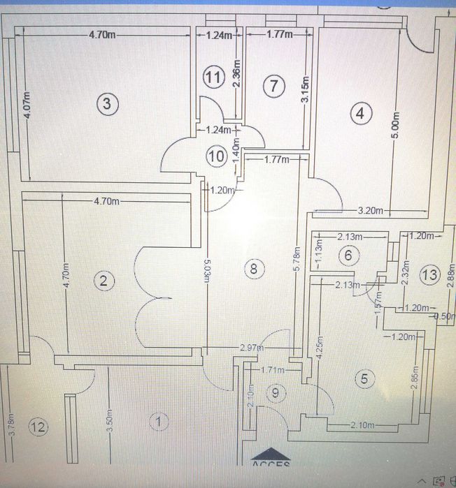 Apartament mare in cartierul central Andrei Muresanu Cluj