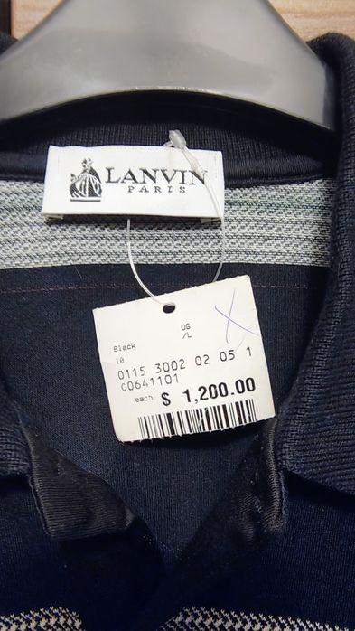 Lanvin мъжка поло тениска, нова!