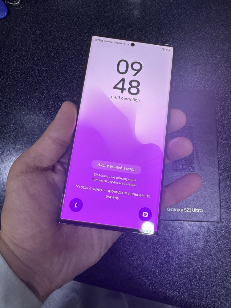 samsung s23 ultra pamit 12.256g holati ideal karopka bor