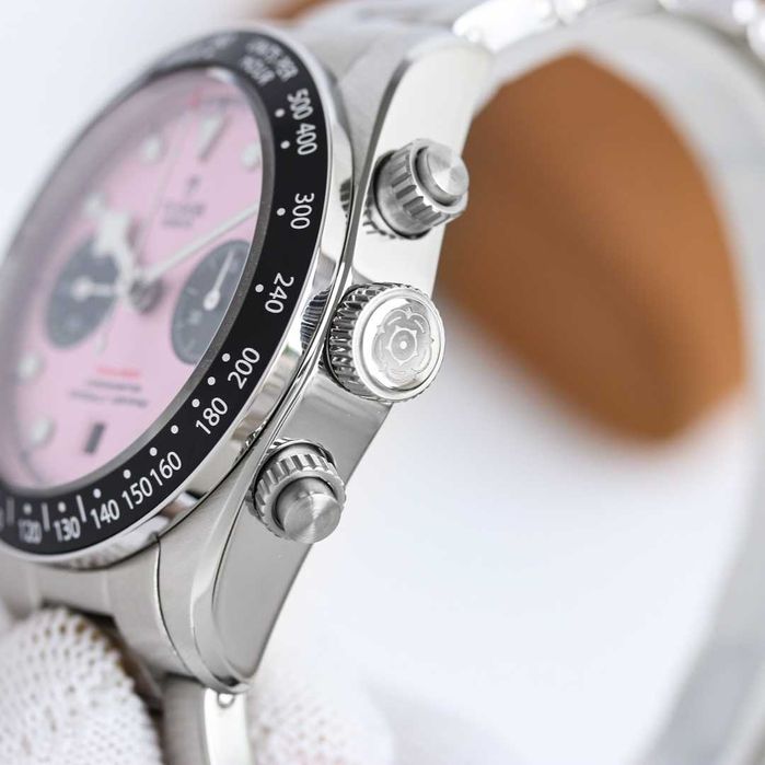 Ceas barbatesc automat Tudor Black Bay Chrono Pink
