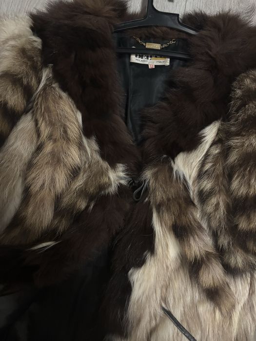 Haină de blană naturală Delfur Milano Italy