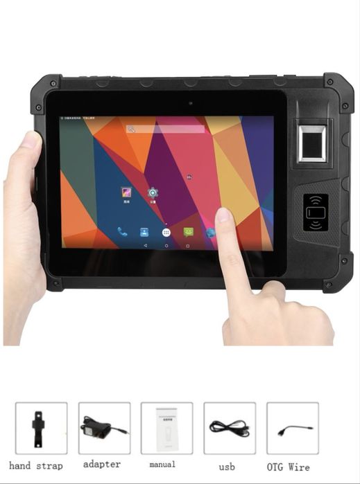 Защищённый планшет- терминал с поддержкой сканера штрих-кодов и NFC