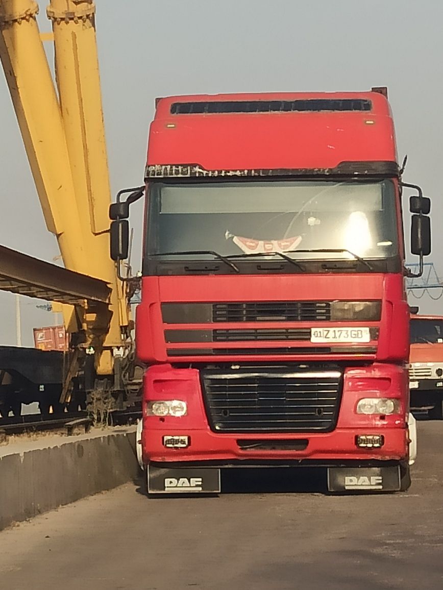DAF евро 2 аппарат+прицеп safmost supert