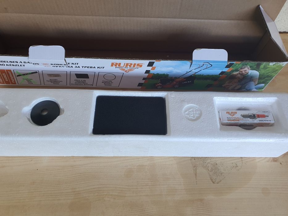 Kit mașină de tuns gazonul RURIS DAC110XL, FĂRĂ CUȚIT