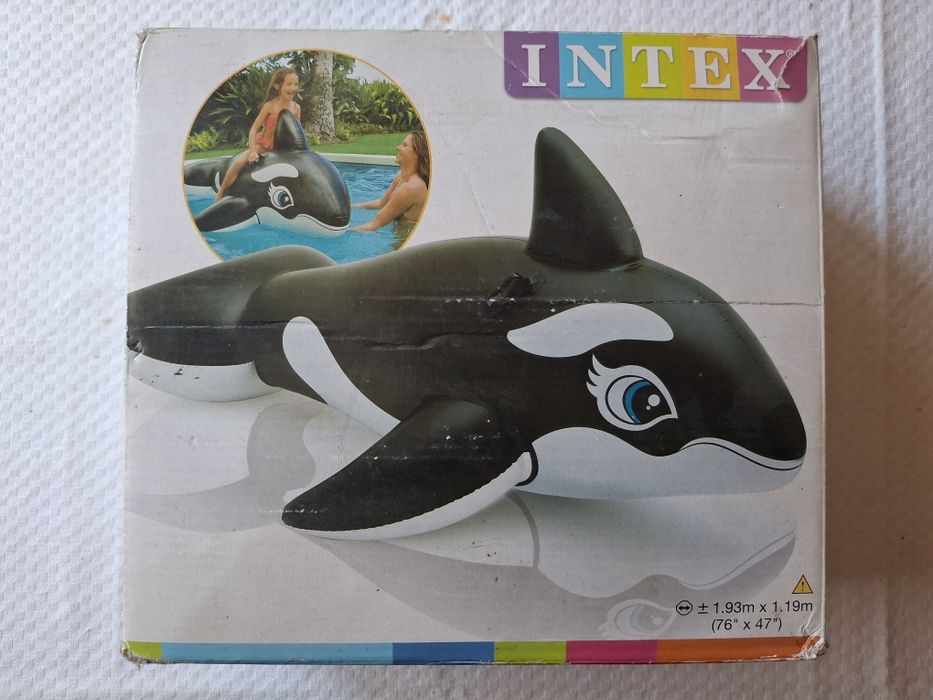 Надуваема играчка Кит INTEX Whale Ride-on