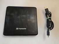 Dvd Writer extern Transcend TS8XDVDS-K USB 2.0 slim negru - poze reale