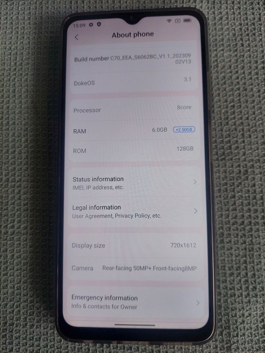 Blackview OSCAL C70 Summer Sky Blue smartphone мобилен телефон