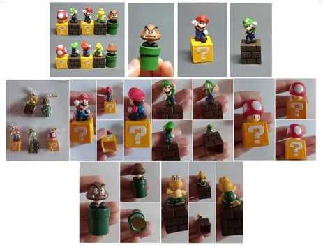 *Super Mario_Luigi_figurine tort_brelocuri