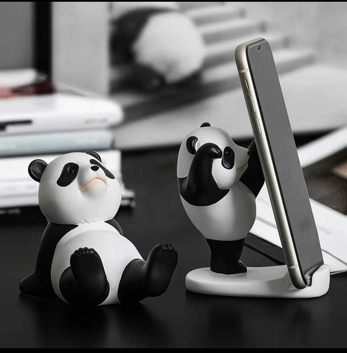 Подставка для телефона “Panda Relax & Kung-Fu”