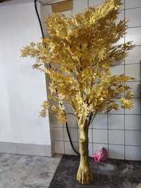 Декоративно златно дърво 190см