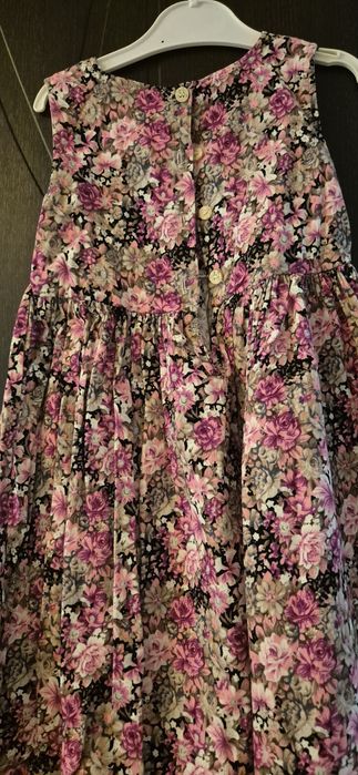 Rochie bumbac fete 4-5 ani