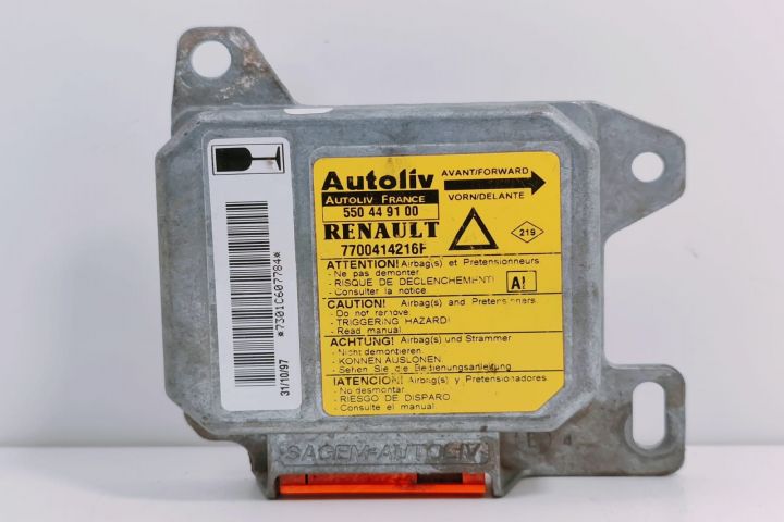 Calculator airbag Modul airbag 7700414216F / 550449100 / 7301C607784