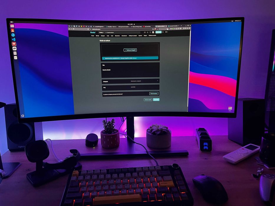 Monitor Curbat Gaming LED VA Huawei Mateview GT 34'' WQHD, 165Hz