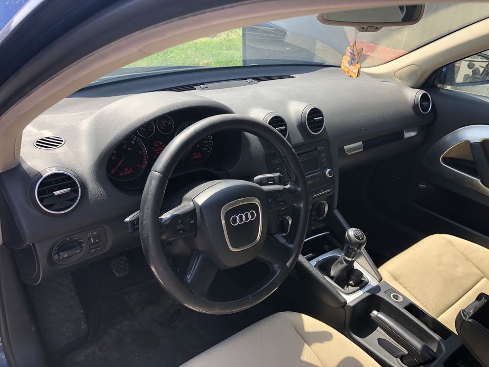 Plansa de bord Audi a3 8P facelift kit airbag volan pasager centuri