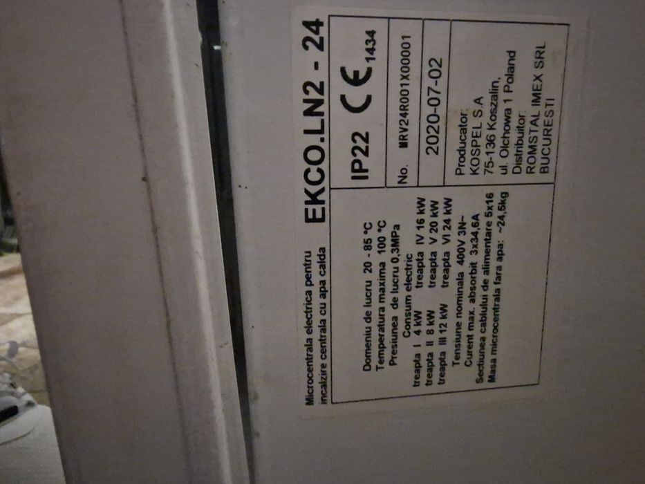 Centrala electrica romstal 24kw