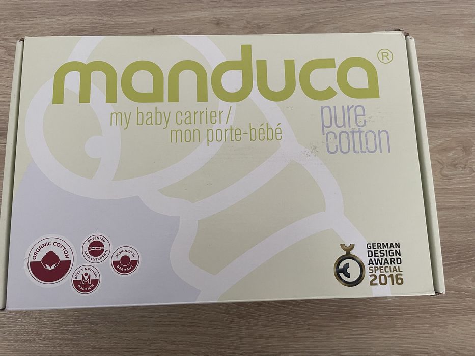 Sistem purtate Manduca plus protectii umeri Happy Hugs