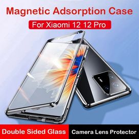 Xiaomi 12 / 12X / Двоен 360 градуса магнитен кейс с камера протектор