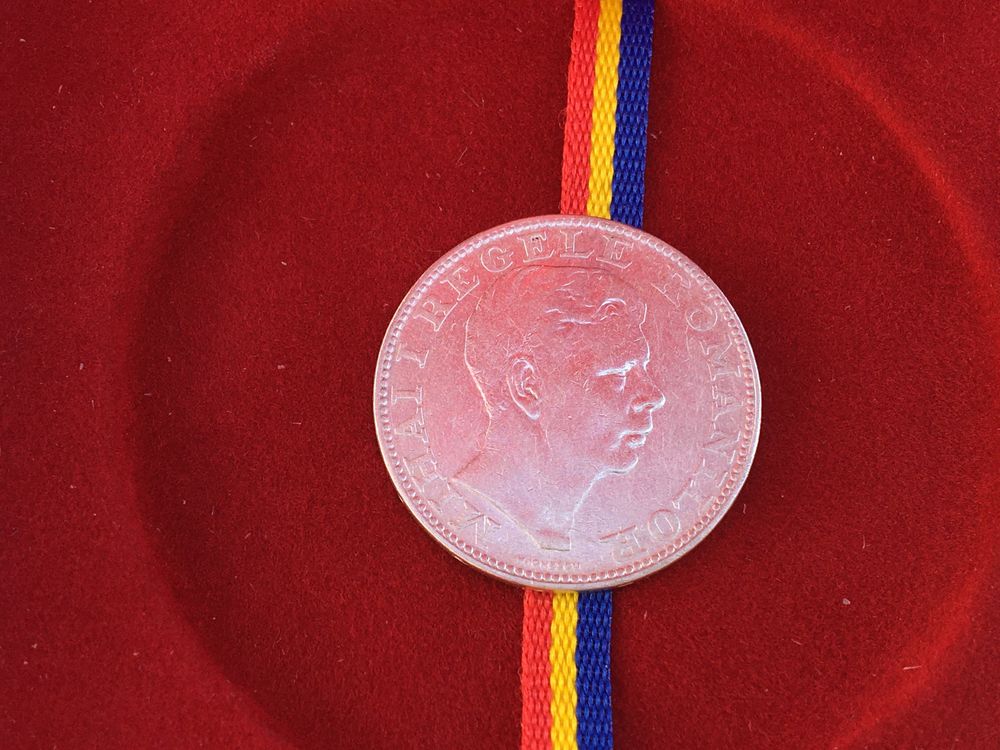 Moneda din argint 1942 Regele Mihai
