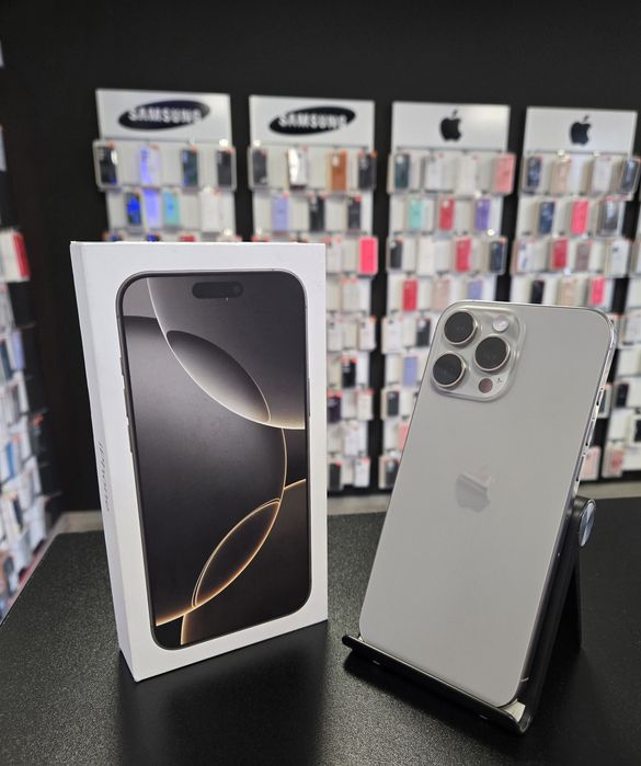 Iphone 16 Pro Max / Natural Titanium / 256 GB / Delux