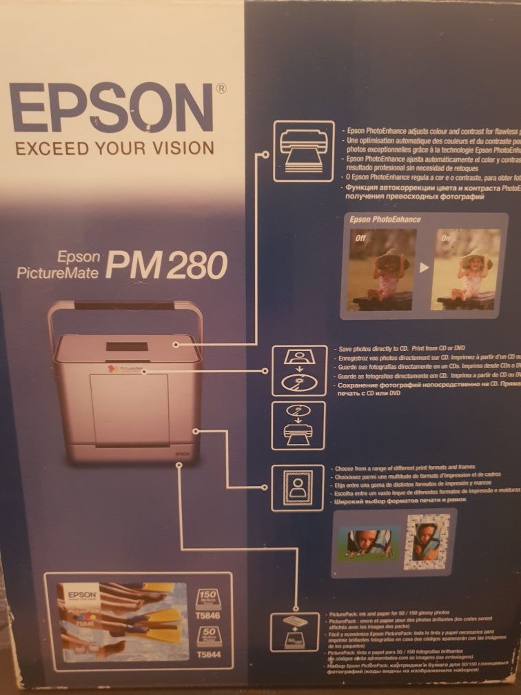 Продам новый принтер для фотографий Epson picture mate pm280