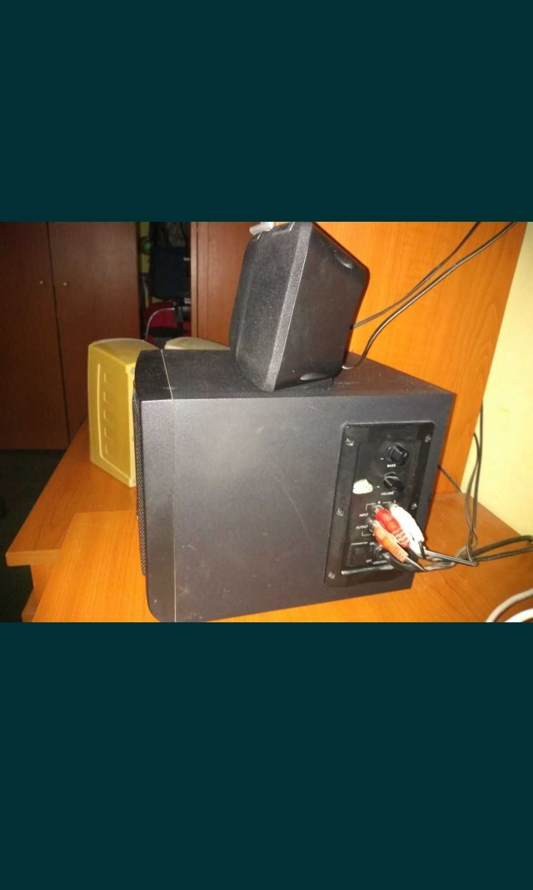 Kit Complet-PC: Sistem+Monitor+Boxe+Suboofer, functionale
