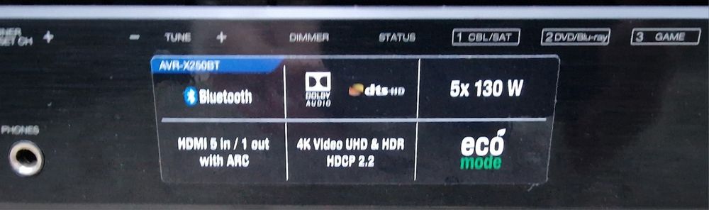 Receivere multifunctional 5.1 Denon AVR-X250BT
