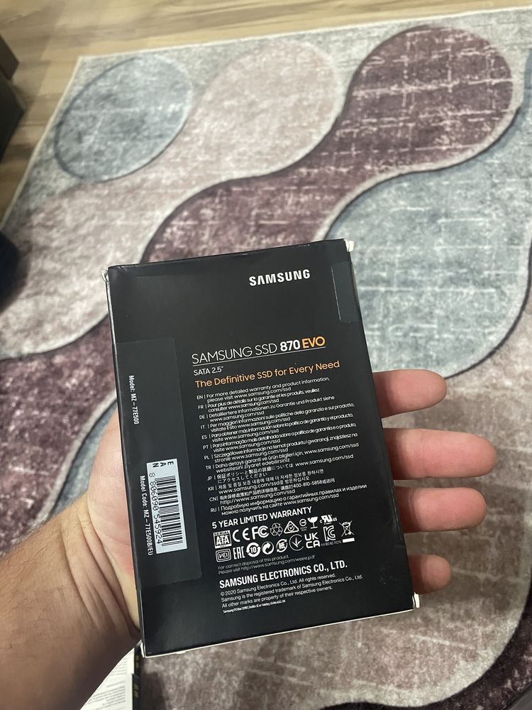 Solid State Drive (SSD) Samsung 870 EVO, 500GB