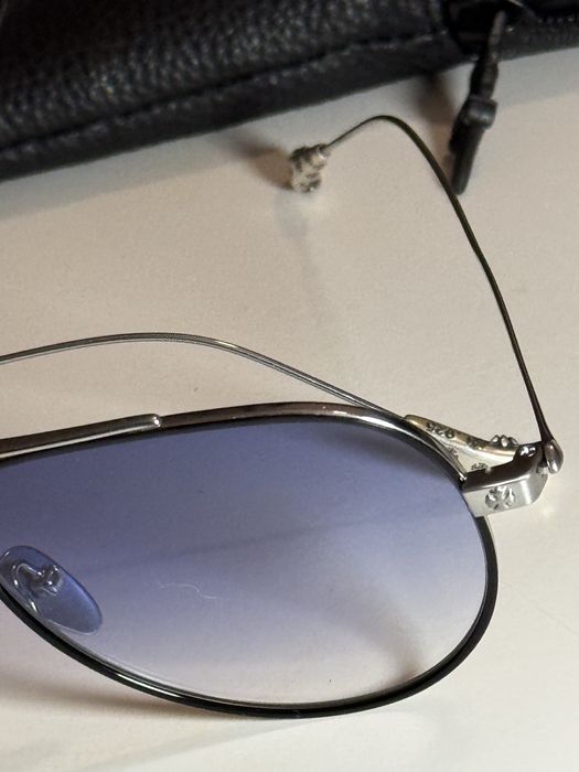 Argint pur Ochelari Chrome Hearts Bone Prone 925 silver + titanium