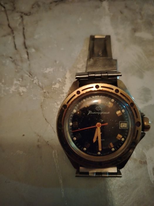 Часы Командырские 17 камней Механические