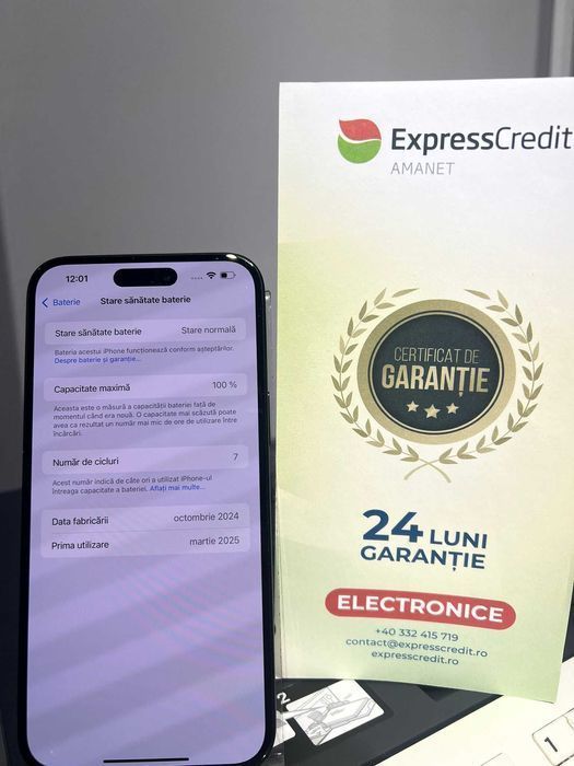(AG42)  iPhone 16 Plus 128Gb 100% (Garantie 2 ani) b.10816.1