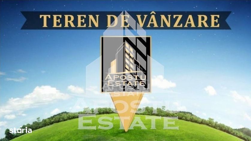 Teren 3800 Mp Ghioroc cu Utilitati