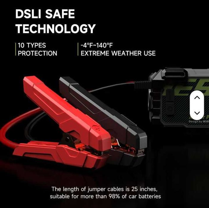 baterie externa camping Robot pornire, Jump starter Yesper armour pro2