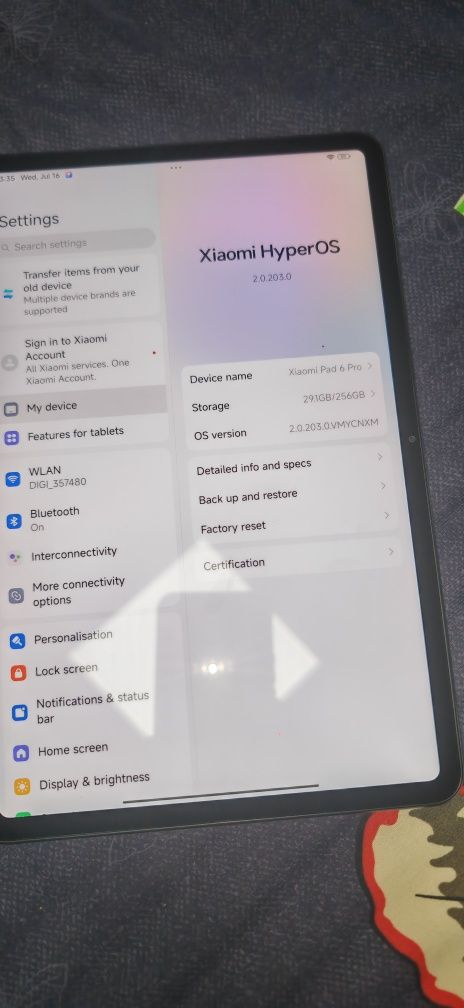 Tabletă Gaming Xiaomi Pad 6 pro 12gb 256,50megapixeli