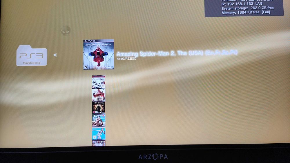 PlayStation 3 ,modat ,20 jocuri ,HDD 500GB, maneta ,cabluri