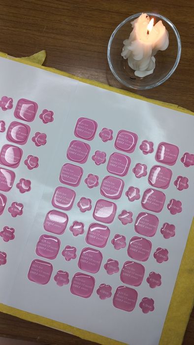 3D stikerlar ishlab chiqarish изготовление 3д стикеров