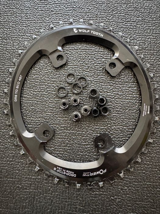 Foaie angrenaj ovala chainring WOLFTOOTH 46T