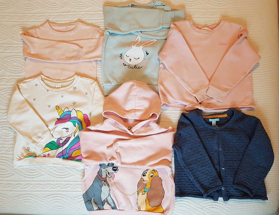 Пуловери за момиче, есен/зима, размер 98-104- H&M, Okaidi, Reserved