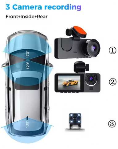 camera de bord 1080p full hd camera spate inclusa WIFI 32gb