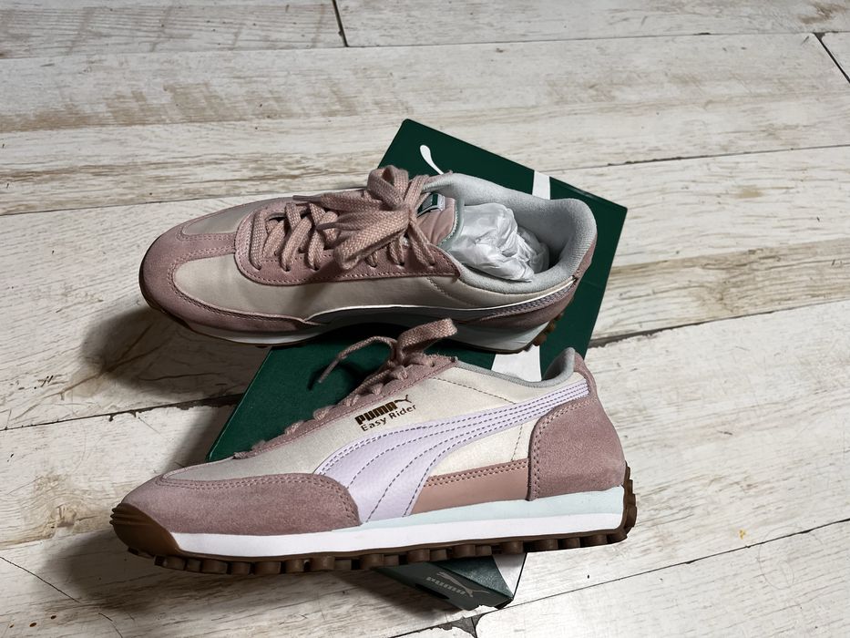 Като нови Дамски обувки Puma 37,5 естествена кожа в пастелни цеетове