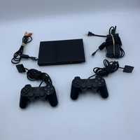 Pachet complet Sony PlayStation 2, Sursa, 2 controllere, cablu AV