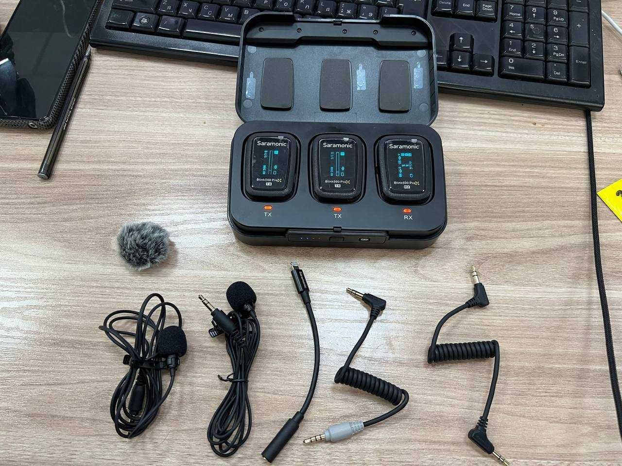 Беспроводной петличный микрофон Saramonic Blink500 ProX B2R,