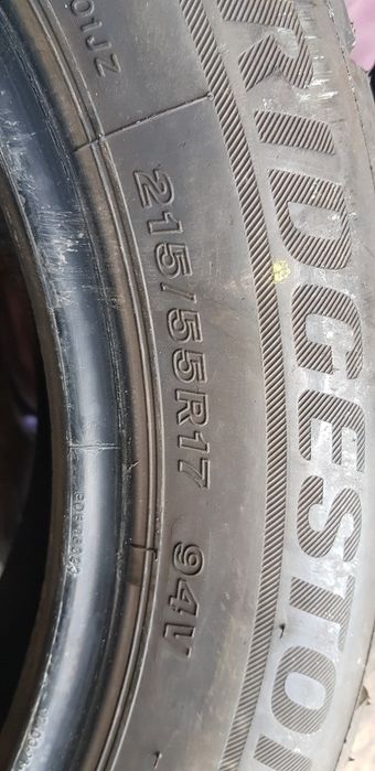 Зимни гуми-2020г.-17цола-215/55-1бр.-120лв."BRIDGESTONE "