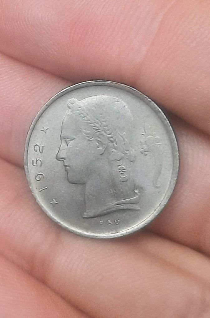 1 franc belgia 1952