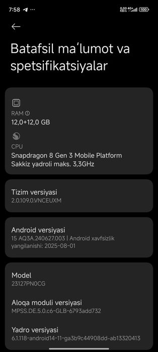 Xiaomi 14 global 12/512