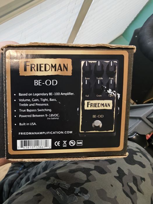 Friedman Be-OD Дисторшън преамп