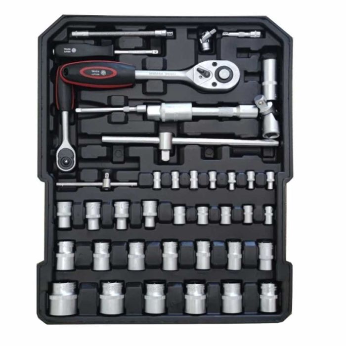 Професионален куфар с инструменти IF Tools BLACK GOLD 2024 – 599 части