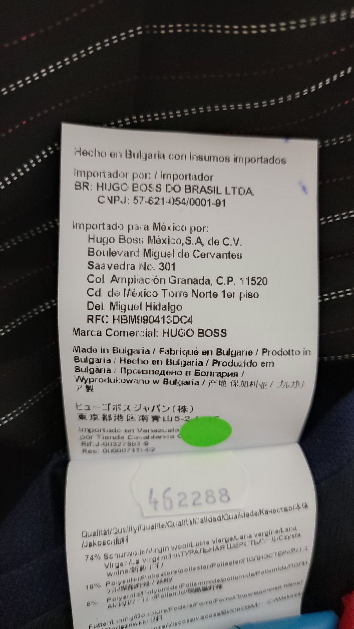 Sacou Hugo Boss model Henry 182 Slim Fit bărbat lână wool 78%  casual