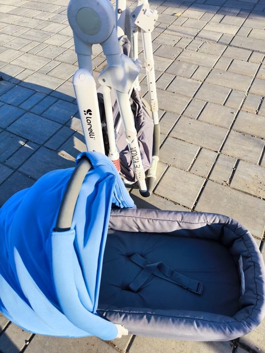 Vând cărucior Lorelli monza 3 + scoica + geanta in set